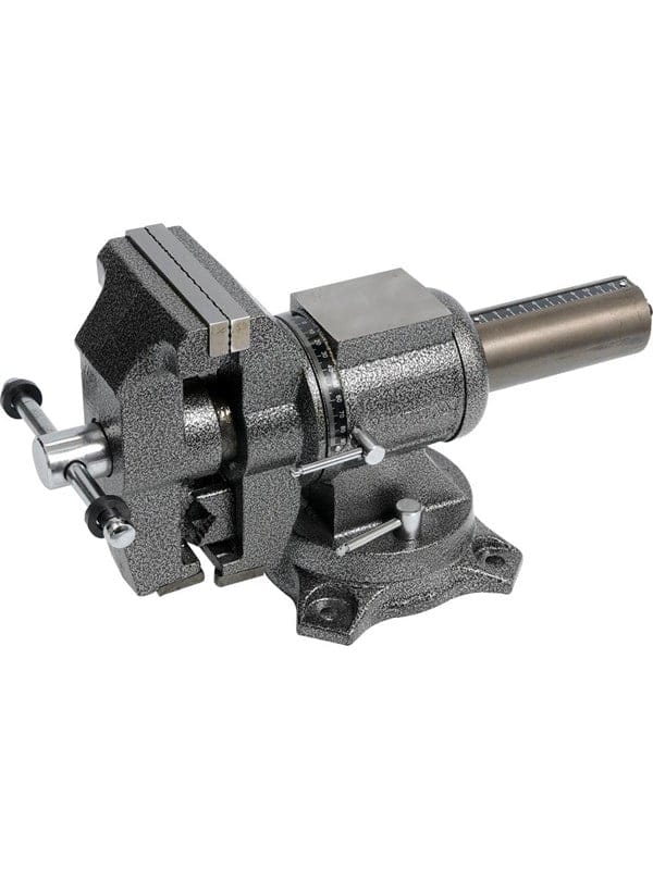 5' Schraubstock 125mm drehbar 360° Tischschraubstock Werkbank Amboss mit Rohrhalter - Yato