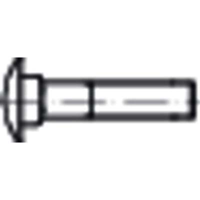 DIN 603 Flachrundschraube M6x20 Messing blank m. Vierkantansatz ohne Mutter 100 Stk