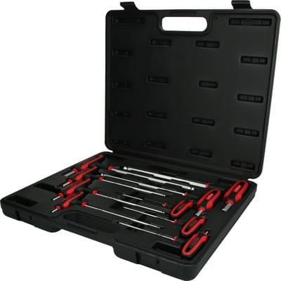 Ks Tools - T-Griff-Innensechskant-Kugelkopf-Schlüssel-Satz, 9-tlg - 151.8150