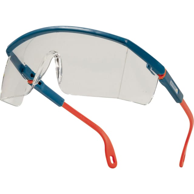 Delta Plus - Schutzbrille Kilimandjaro ClearAB Bügel blau/orange EN166 EN170