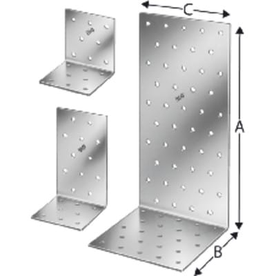 Simpsons - simpson Winkelverbinder anp 80x80x2.5x80mm feuerverzinkt ( ANP258880 )