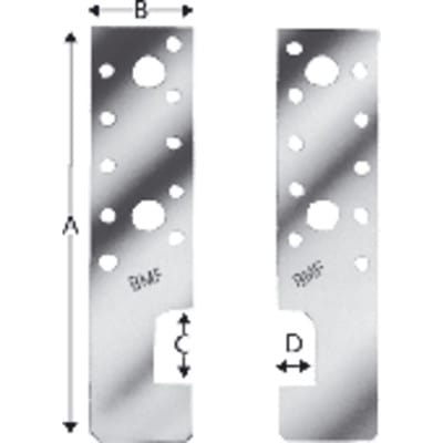 Simpson Strong Tie - Simpson he Anker (Holzanker) Länge 175mm Holzverbinder ETA-07/0285 feuerverzinkt