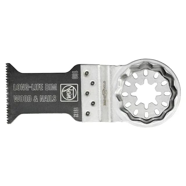 E-Cut Long-Life-Sägeblatt Starlock Holzverzahnung Bi-Metall 50x35 VE3 - Fein