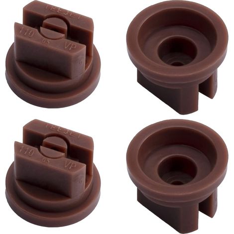 Set Mit 14 Flachen Kunststoffdüsen, 110°, 0,4 Mm Öffnung, Für Rückenspritzen, Garten- Und Landwirtschaftsspritzgeräte (rot) – 8 Stück