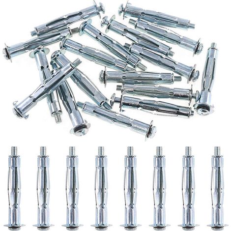10 Molly-ankerklemmen, Verzinkter Stahl M5x58mm, Für Placo Und Gips