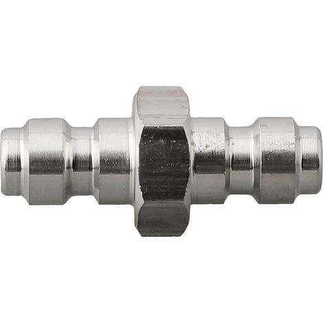 8-mm-schnellkupplungs-doppeladapter (männlich), Foster-verschraubung Aus Edelstahl, 4500-psi-öl-wasser-abscheideranschluss Für Luftkompressoranschlüsse Und Druckluftpistolen -