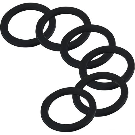 6 Stück Gummidichtungen, Flache O-ringe Aus Gummi, Dichtungsringe Für Abflussrohre, Abflussdichtung Außendurchmesser 45 Mm, Innendurchmesser 39 Mm – Dichtungsring – 38 Mm