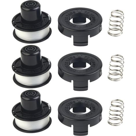 Set Mit 3 Spulen Faden Und Abdeckung Für Freischneider A6226 Gl250 Gl310 Gl360 Ersatzspule -