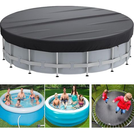 Winterabdeckung Für Aufstellpools 458, 420d Oxford-gewebe, Wasserdicht Und Reißfest, Geeignet Für Alle Poolarten -