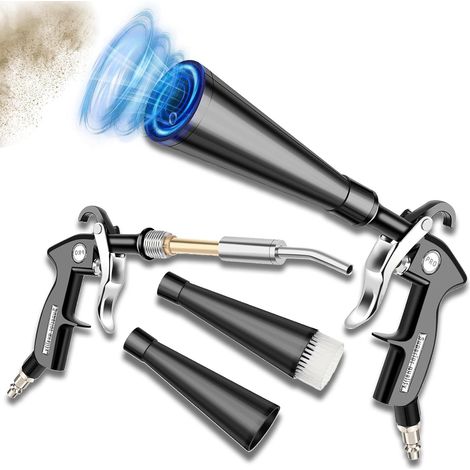 Druckluftpistole Für Die Trockenreinigung, Drehbare Düse, Geeignet Für 0,6-0,92 Mpa Luftkompressoren Für Autos.