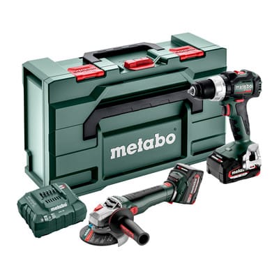 Metabo - Akku Combo Set 2.9.4 18 v, bs 18 lt bl + wb 18 lt bl 11-125 Quick x 165 l