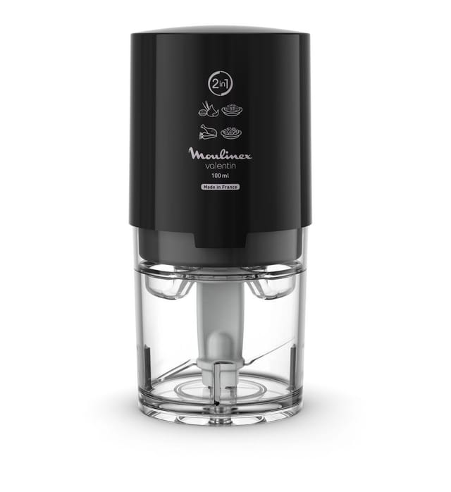 Moulinex Valentin DJ120810 Kompakter Zerkleinerer Schwarz