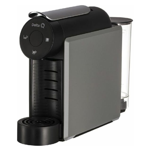 Kaffeekapselmaschine delta mini qool/ grau