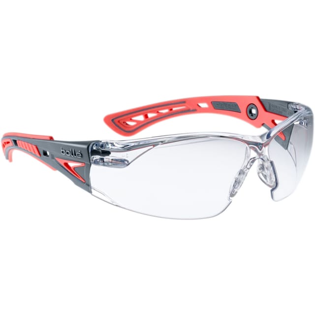 Bollé Safety RUSH+ SMALL Rauchglas / Blau Bügelbrille RUSHPSPSFG
