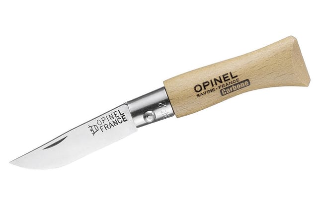 Kohlenstoffstahlmesser Nr. 2 3,5 cm Klinge Opinel