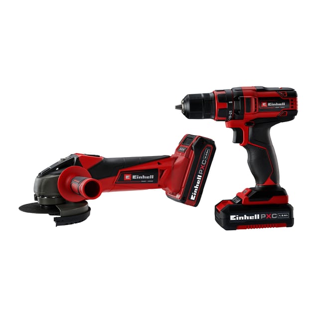 Einhell - Akku-werkzeugsatz 18v akku-bohrschrauber 1500mah und schleifmaschine 3000mah 4257238