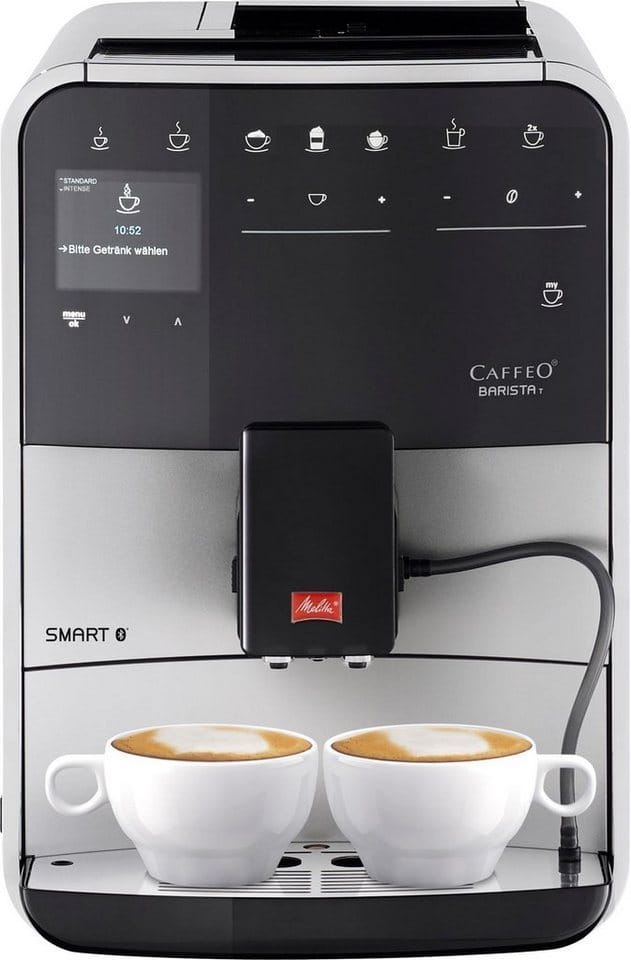 Melitta Barista T Smart Silver ohne Milchbehälter - Espresso-Kaffeemaschine