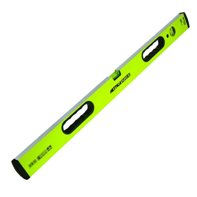 Metrica - Flash-Wasserwaage xl 200 cm 3 Libellen mit Griffen - 33220