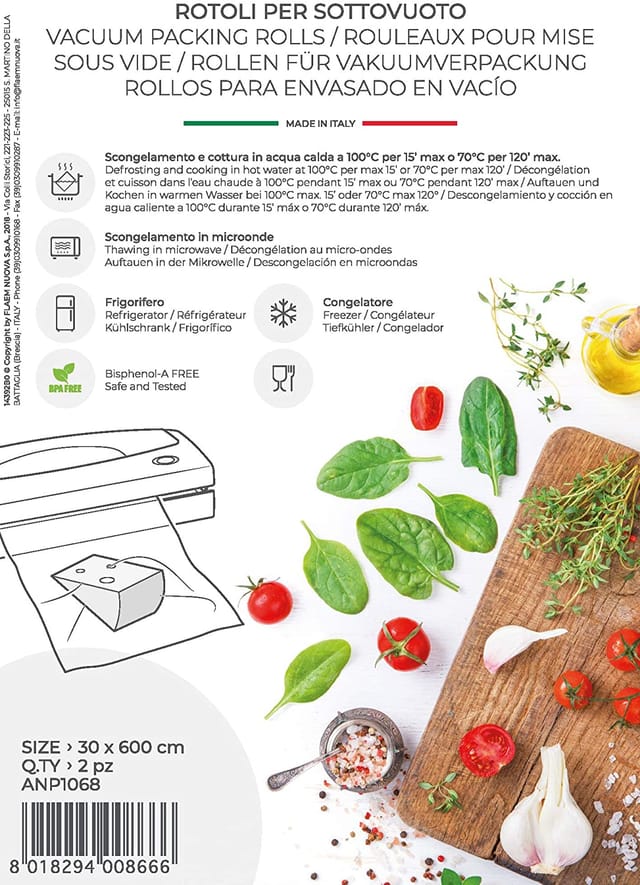 Magic Vac - ANP1068 Zubehör und Verbrauchsmaterial de Vakuumversiegler Vakuumversiegelungsrolle für Vakuumversiegler
