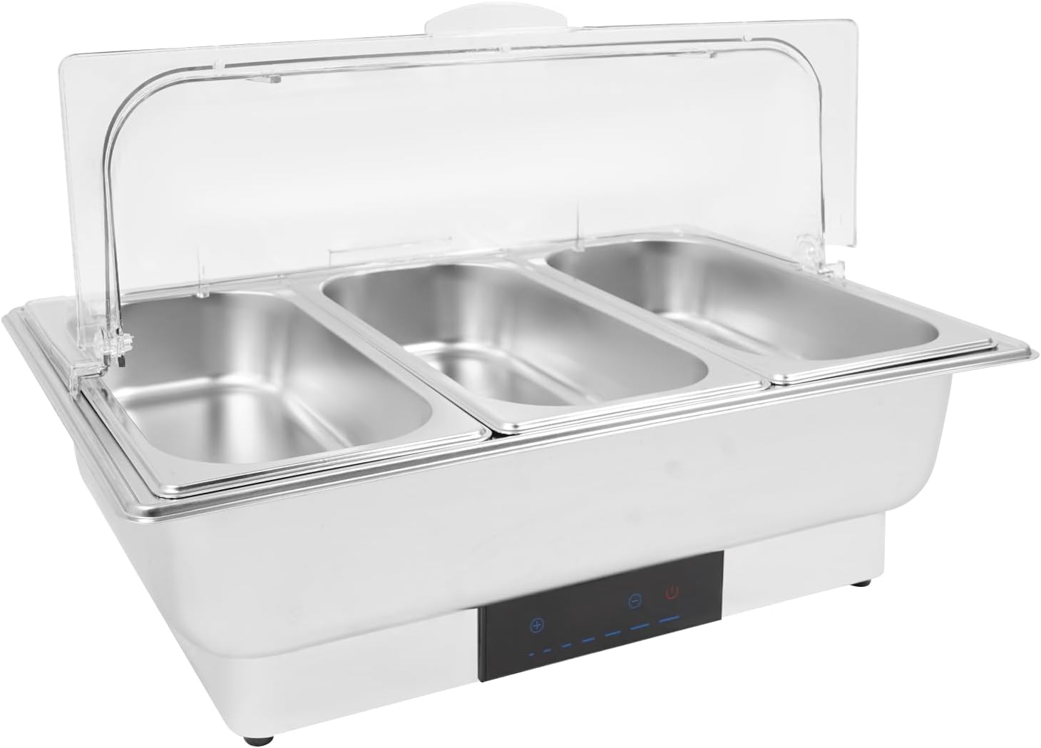 Elektrisches Speisenwärmer-set, Buffetwärmer, Speisenwärmer Aus Edelstahl (56 X 36 X 35 Cm) Für Buffet-restaurants, Imbisse Und Familienfeiern.