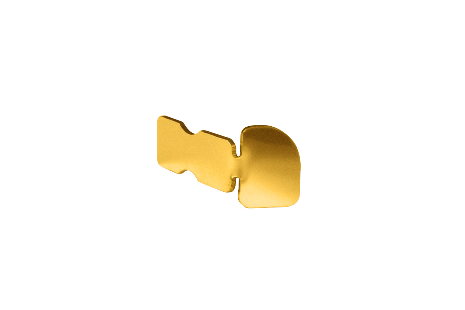 Abschlusskappe Rundprofil Edelstahl Hexim 10-12mm Hex502 (12mm, Gold Glänzend Sp)