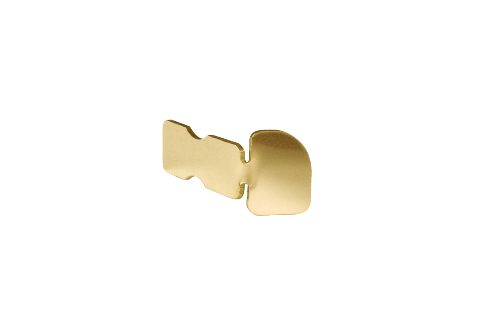 Abschlusskappe Rundprofil Edelstahl Hexim 10-12mm Hex502 (10mm, Gold Gebürstet Si)