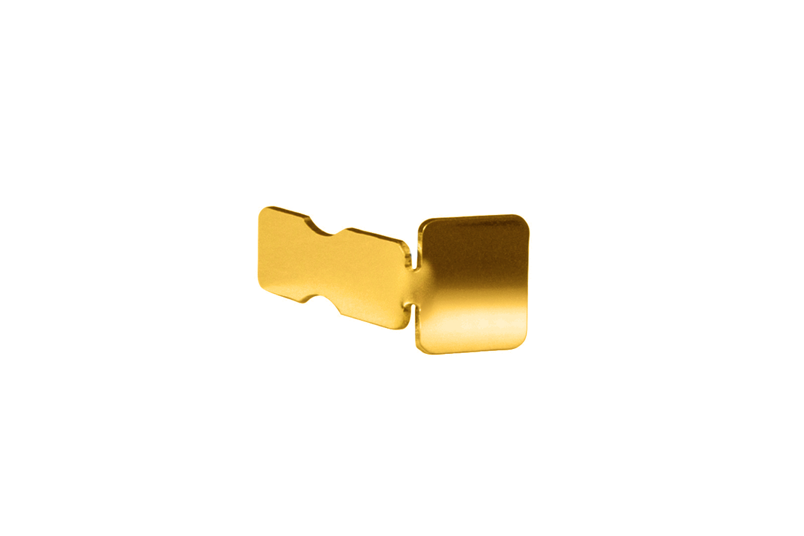 Abschlusskappe Quadratprofil Edelstahl Hexim 10-12mm Hex402 (10mm, Gold Glänzend Sp)