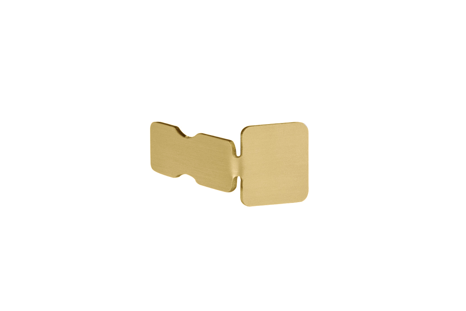 Abschlusskappe Quadratprofil Edelstahl Hexim 10-12mm Hex402 (12mm, Gold Gebürstet Si)
