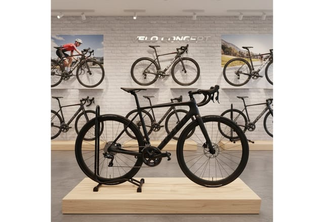 Relaxdays - Fahrradständer Boden, für Reifenbreite bis 2,5', Fahrrad Ausstellungsständer, Vorder- & Hinterrad, schwarz