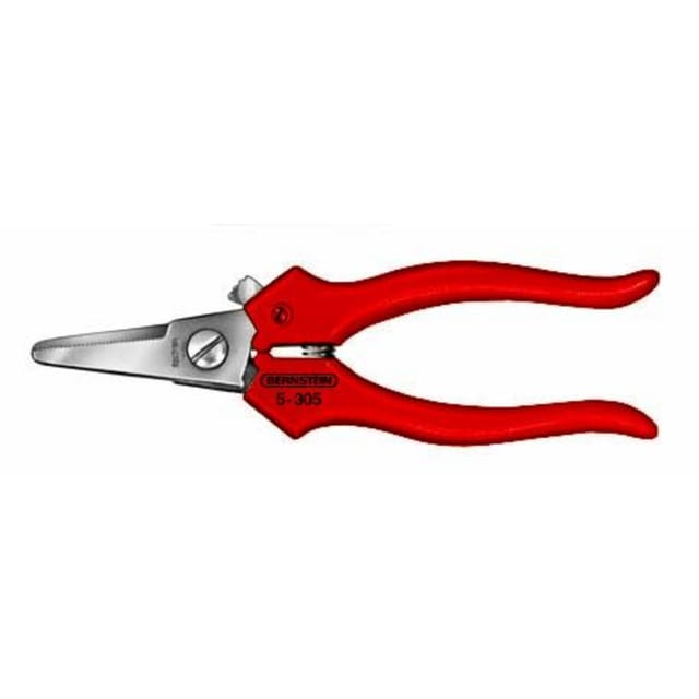 Bernstein Tools For Electronics - 5-305 Kombischere 140 mm Rot