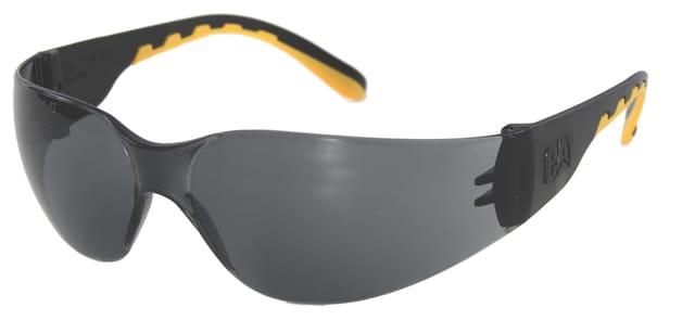 CAT rahmenlose Schutzbrille "Track" aus PVC mit Gummi getöntes Glas