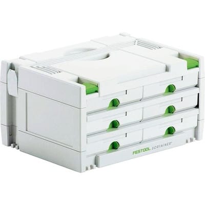 Sys 3-SORT/6 sortainer Systainer Werkzeugkoffer Organizer ( 491984 ) 395 x 295 x 210 mm 6 Schubladen - Festool