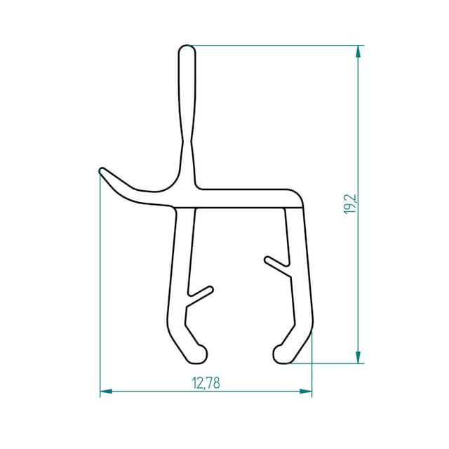 Breuer - Spritzschutzprofil 1m Profil Spritzschutz Duschdichtung