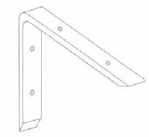 Konsole Thor 240 x 290 x 30 mm Regalhalter - Dolle