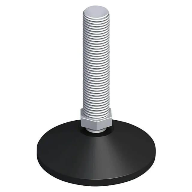 Stellfuß 65 x 45 x 20 mm Stellschraube Stellteller - Alfer