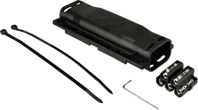UNITEC 40345 Gelverbindungs- und Abzweigmuffe GTQ 6, schwarz