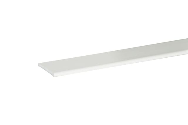 Abdeckleiste 250 cm 44 x 4,5 mm weiß Leisten - Primo
