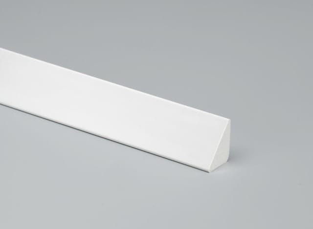 Dreikantleiste weiss 900 x 21 x 15 mm Bastelleiste Abdeckleiste - Primo