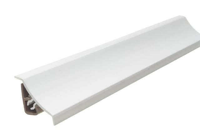 Wandanschlussleiste 260 cm, 23 x 25 mm, weiß Leisten - Primo