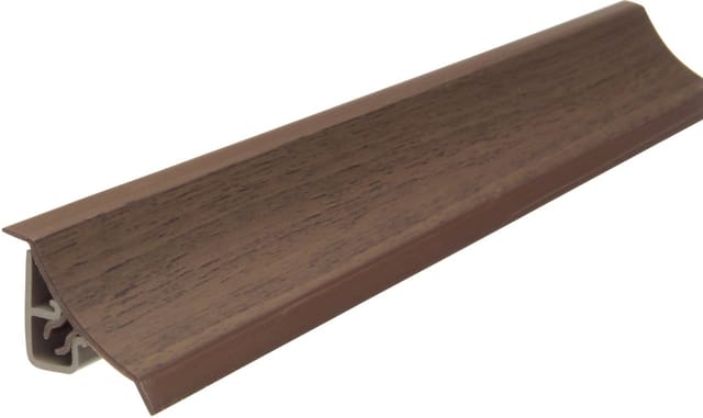 Wandanschlussleiste 260 cm, 23 x 25 mm, Nußbaum Leisten - Primo