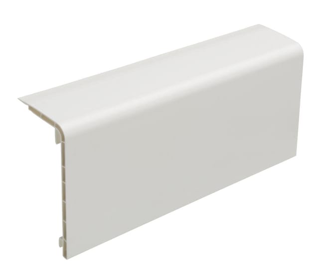 Rohrverkleidungsleiste 2000 x 45 x 110 mm Weiß Wandleiste Verkleidung - Primo
