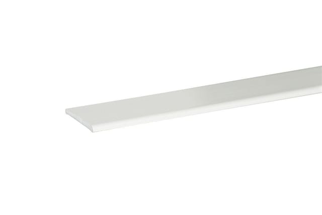 Abdeckleiste 250 cm 25 x 4,5 mm weiß Leisten - Primo
