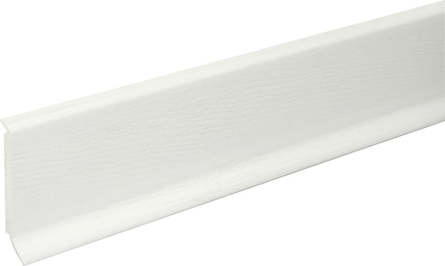 Kernsockelleiste 250 cm 60 x 14 mm weiß Leisten - Fn Neuhofer