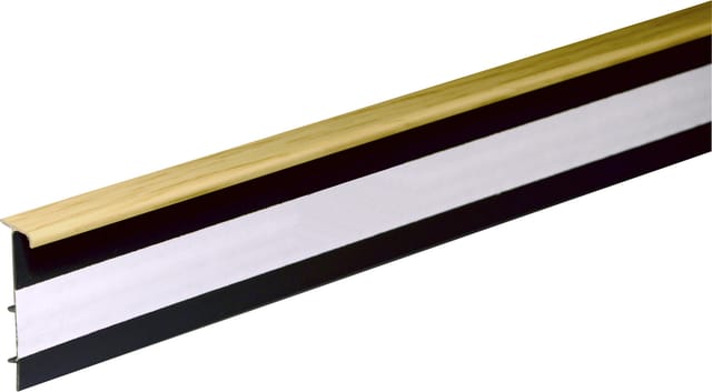FN Neuhofer Teppicheinschubleiste 250 cm 51 x 14 mm Eiche bedruckt Leisten