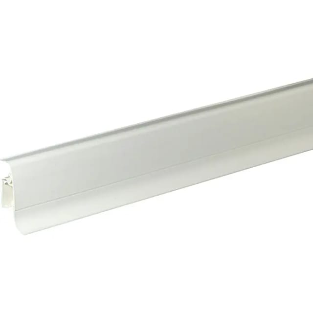Klemmsockelleiste 250 cm 50 x 22,5 mm weiß Leisten - Fn Neuhofer