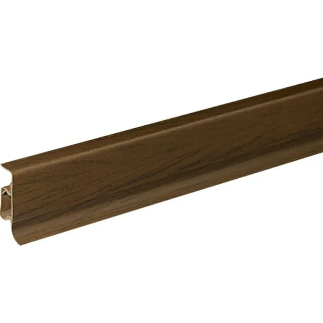 Fn Neuhofer - Klemmsockelleiste 250 cm 50 x 22,5 mm Nussbaum Leisten