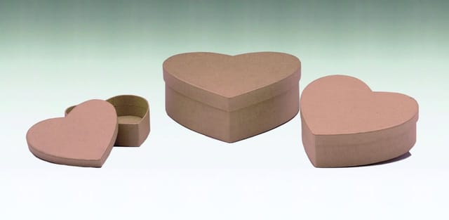 Glorex Herz-Box/Pappe 120 x 120 x 38 mm Pappartikel