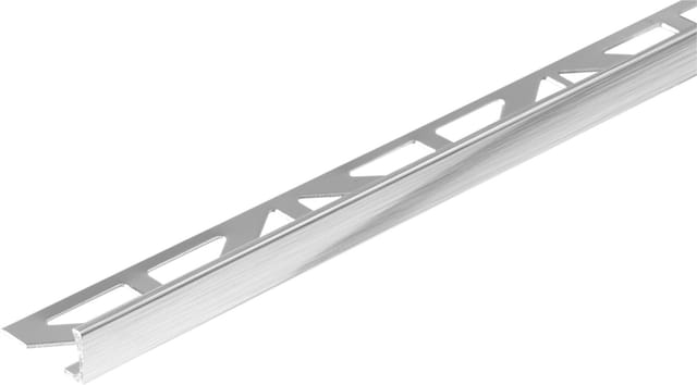 Dural Fliesenprofil Winkel 10 mm Aluminium silber gebürstet 2,50 m Fliesenschienen