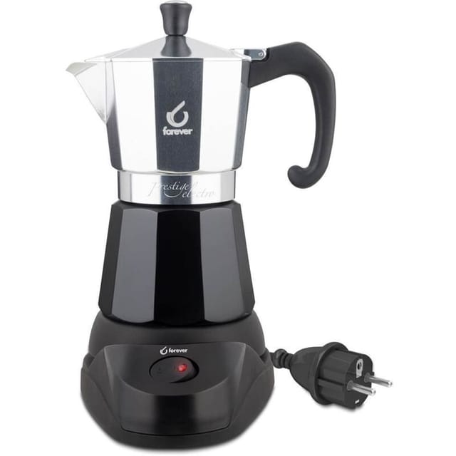 Forever - Miss Moka Prestige Elektrischer Espressokocher Aluminium