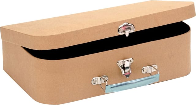 Glorex Reisekoffer Pappe 30 x 17,5 x 8 cm Pappartikel